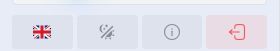 Bottom of the Eveos sidebar in English